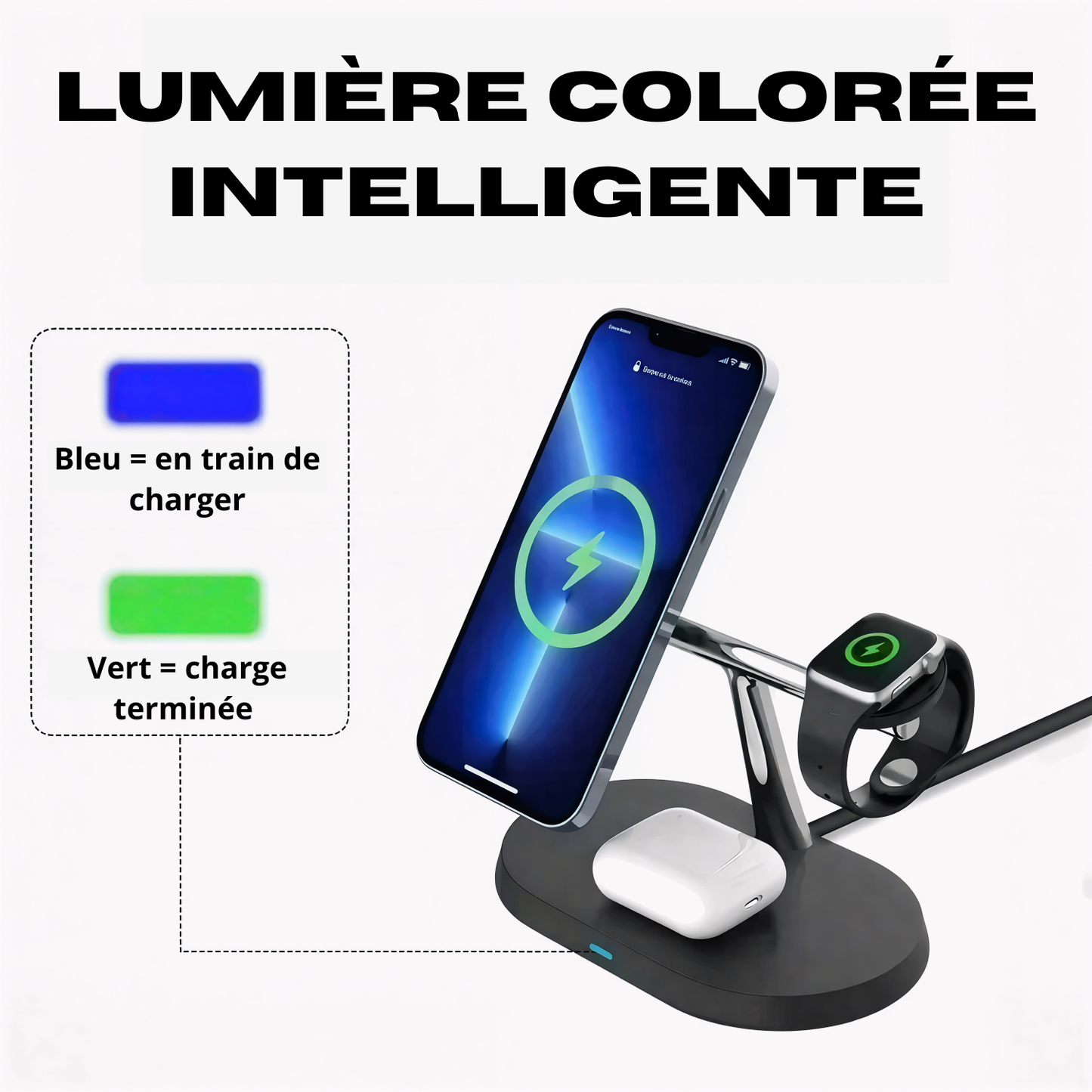 Chargeur 3 en 1 Apple